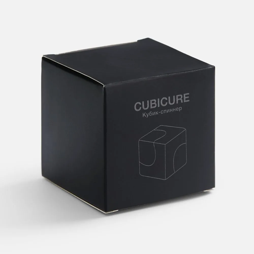 Кубик-спиннер Cubicure, черный