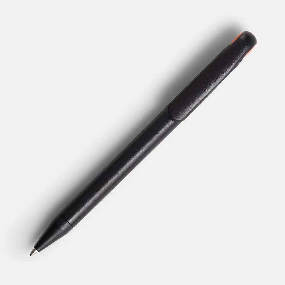Ручка шариковая Prodir DS1 TMM Dot, черная с оранжевым