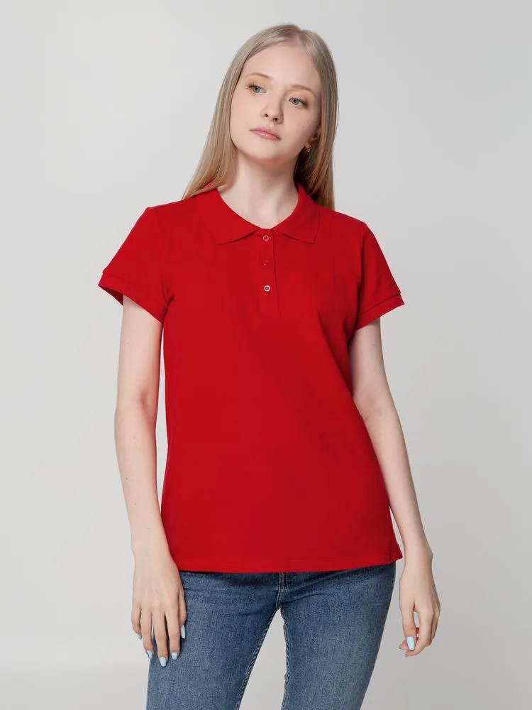 Рубашка поло женская Virma Lady, красная
