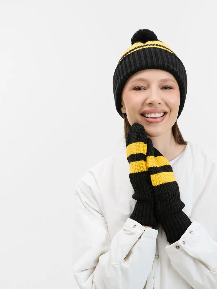 Варежки Winwear, черные, размер L/XL