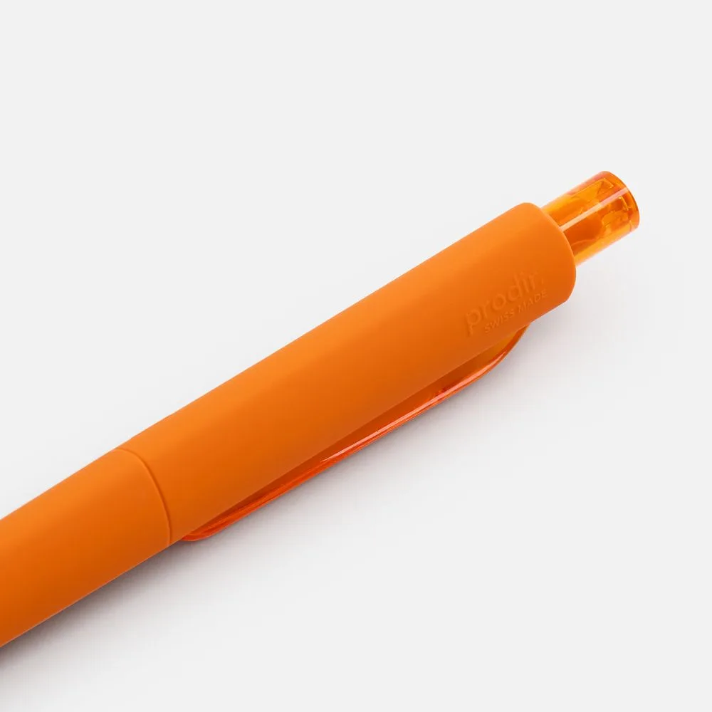 Ручка шариковая Prodir DS8 PRR-T Soft Touch, оранжевая