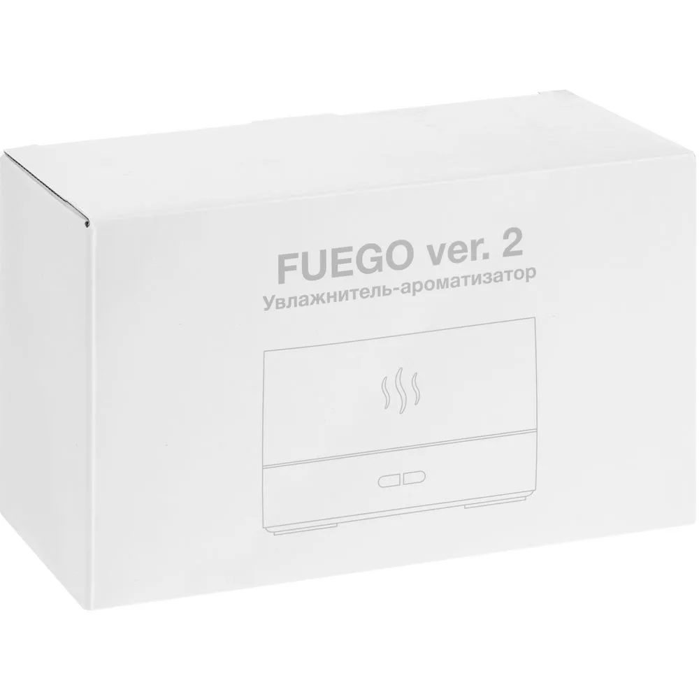 Увлажнитель-ароматизатор с имитацией пламени Fuego ver.2, белый