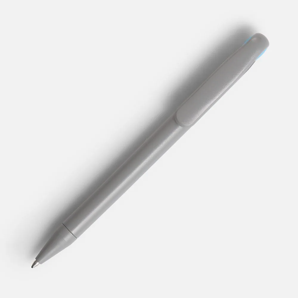 Ручка шариковая Prodir DS1 TMM Dot, серая с голубым