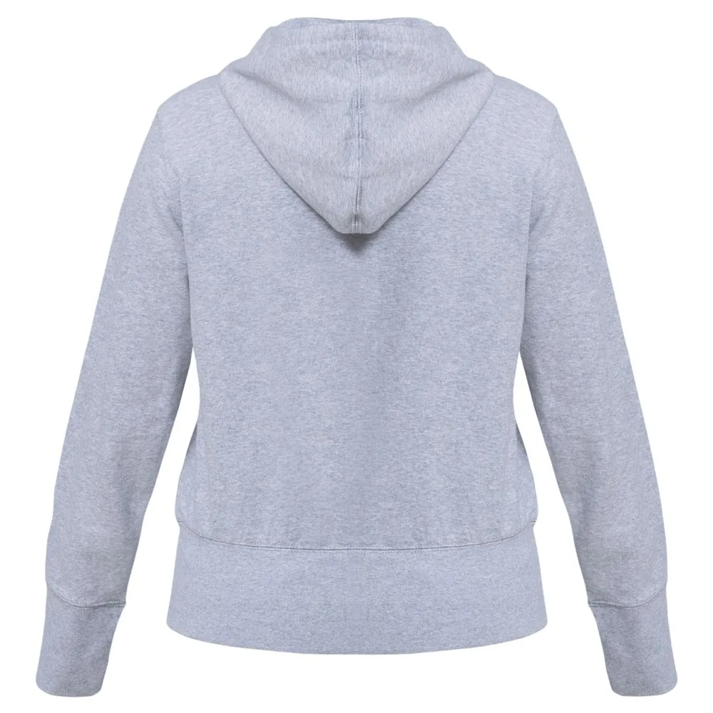 Толстовка женская Hooded Full Zip серый меланж