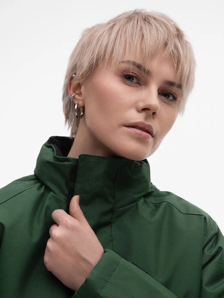 Куртка на стеганой подкладке Robyn, темно-зеленая