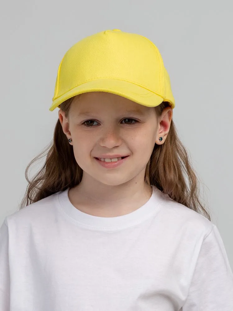 Бейсболка детская Standard Kids, желтая