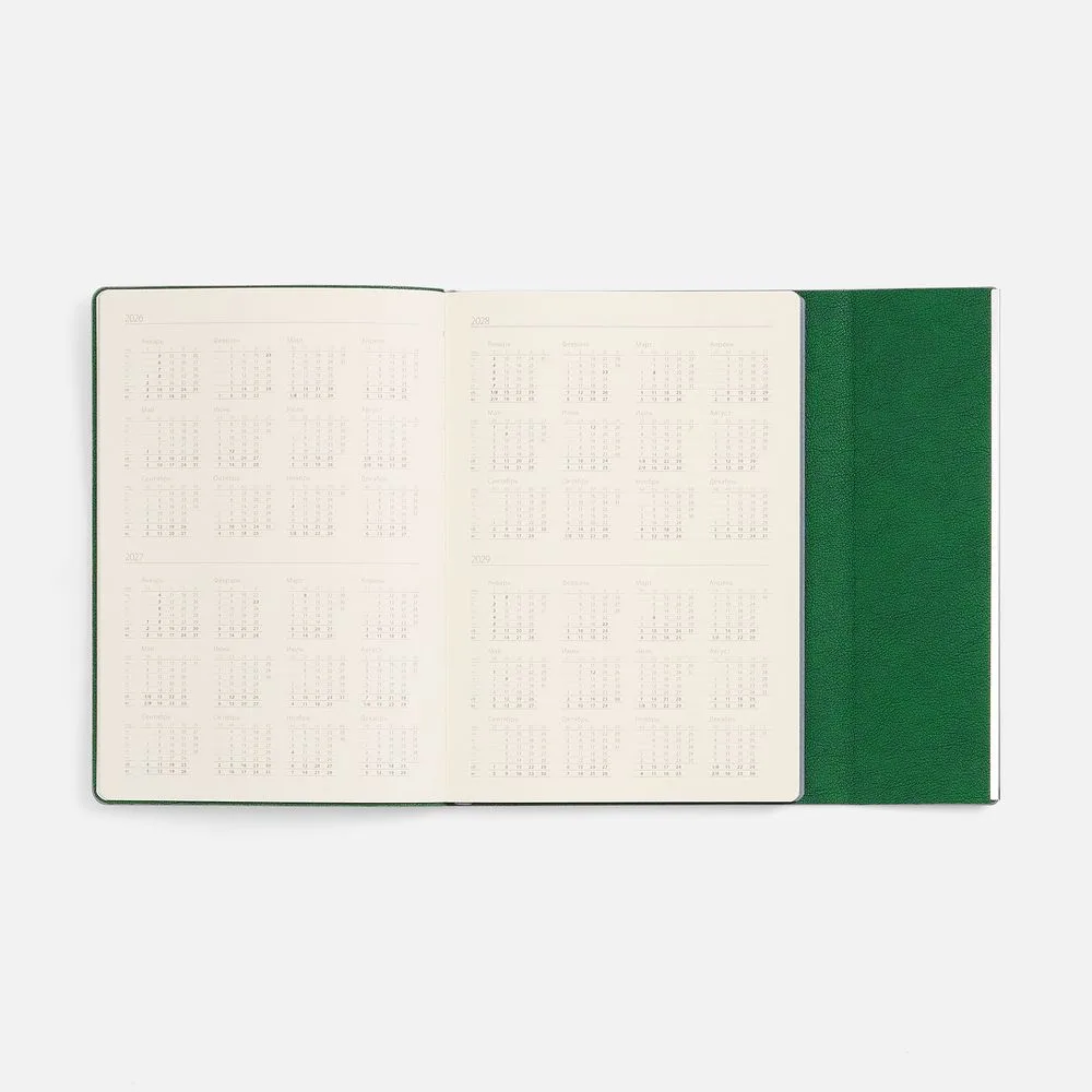 Ежедневник Petrus Flap, недатированный, зеленый