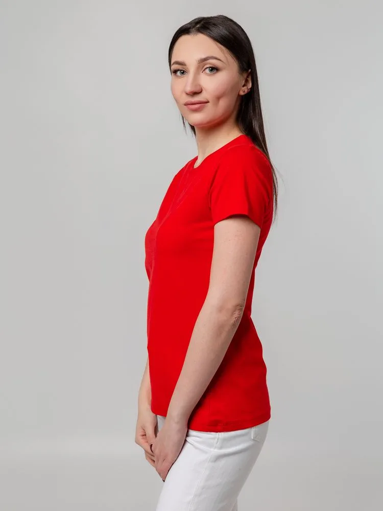 Футболка женская T-bolka Stretch Lady, красная