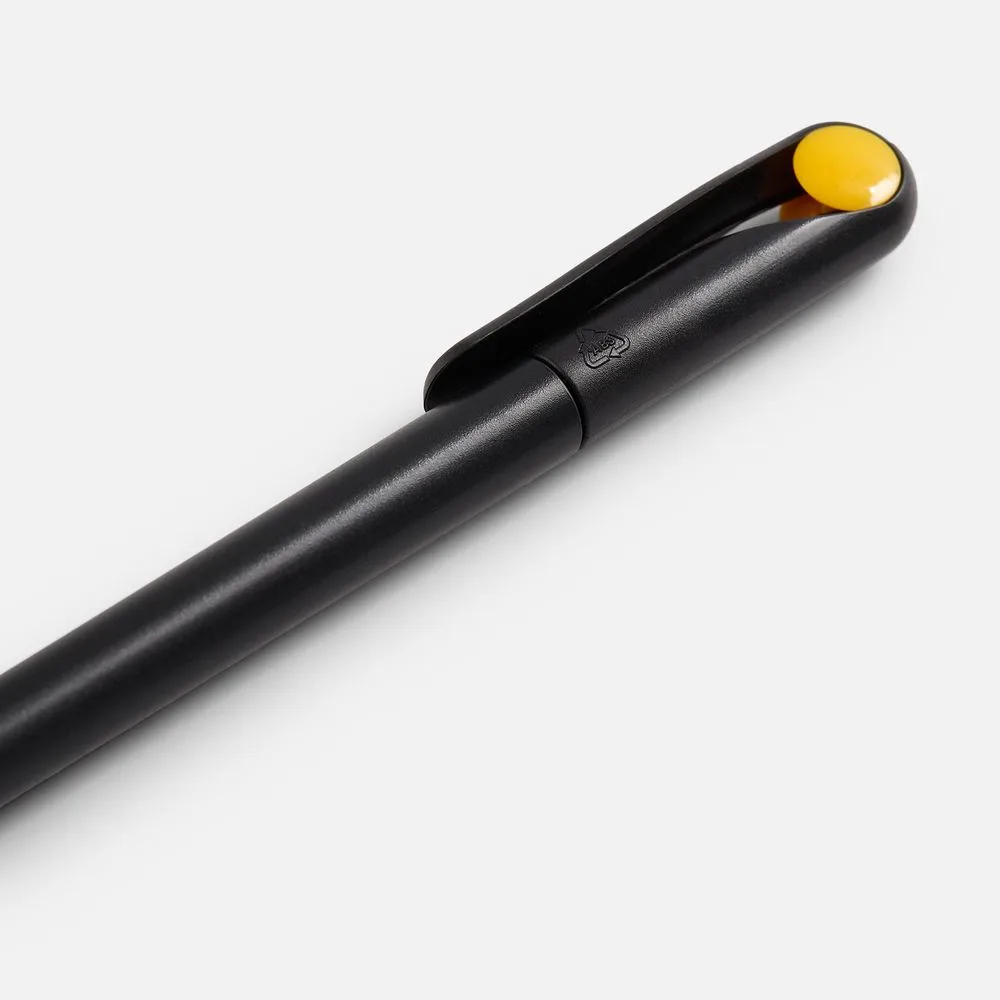 Ручка шариковая Prodir DS1 TMM Dot, черная с желтым