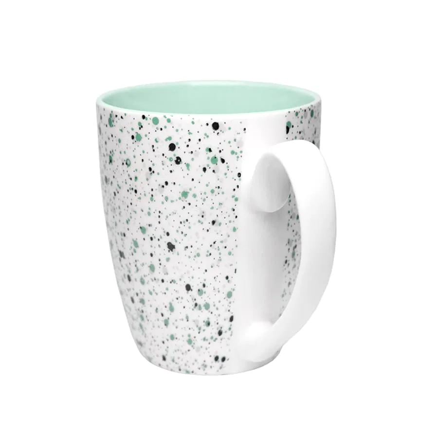 Кружка TERRAZZO, светло-зеленый, серый
