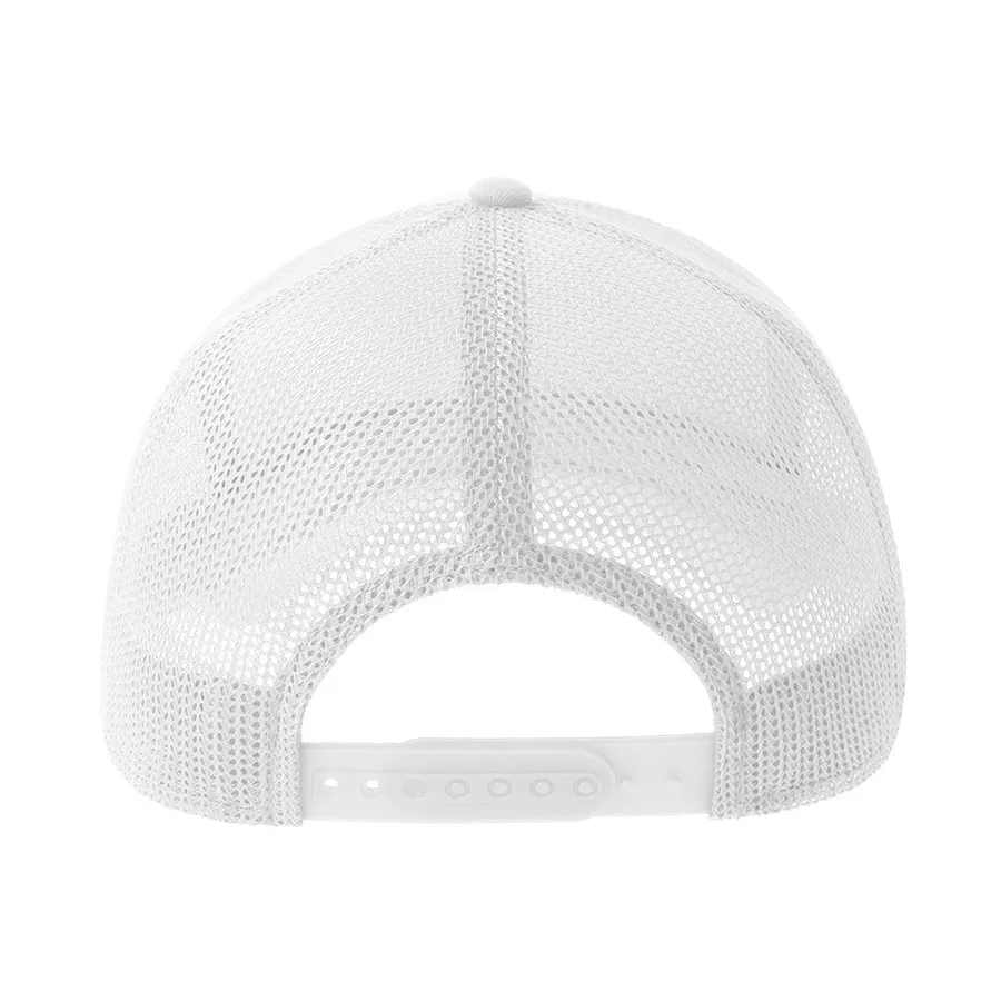 Бейсболка RAPPER COTTON-S, 5 клиньев, пластиковая застёжка, белый, черный