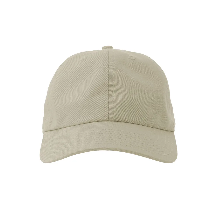 Бейсболка DAD HAT-S, 6 клиньев, металлическая застежка, бежевый