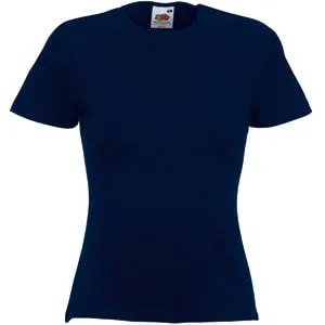 Футболка женская LADY FIT CREW NECK T 200, глубокий темно-синий