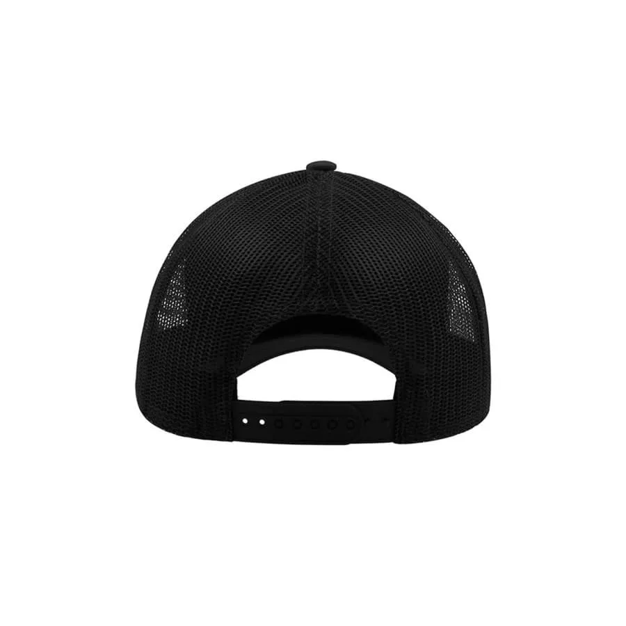 Бейсболка RAPPER JERSEY, 5 клиньев, пластиковая застежка, черный
