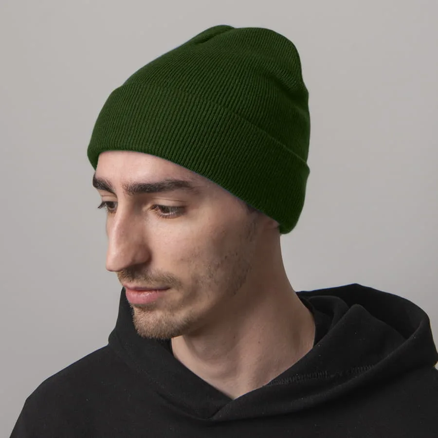 Шапка вязаная двойная ESSENTIAL, зеленый