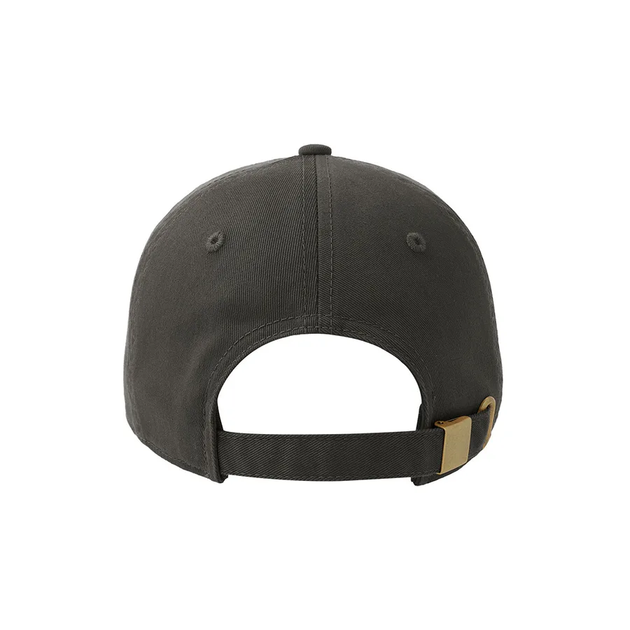 Бейсболка DAD HAT-S, 5 клиньев, металлическая застежка, темно-серый