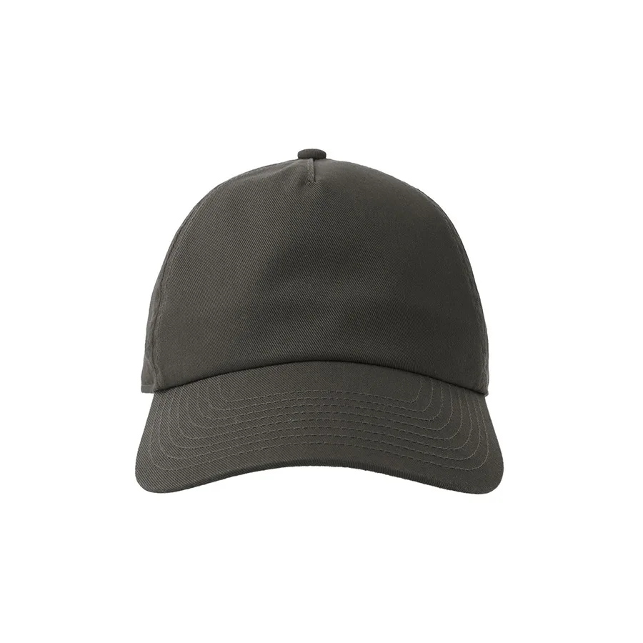 Бейсболка DAD HAT-S, 5 клиньев, металлическая застежка, темно-серый