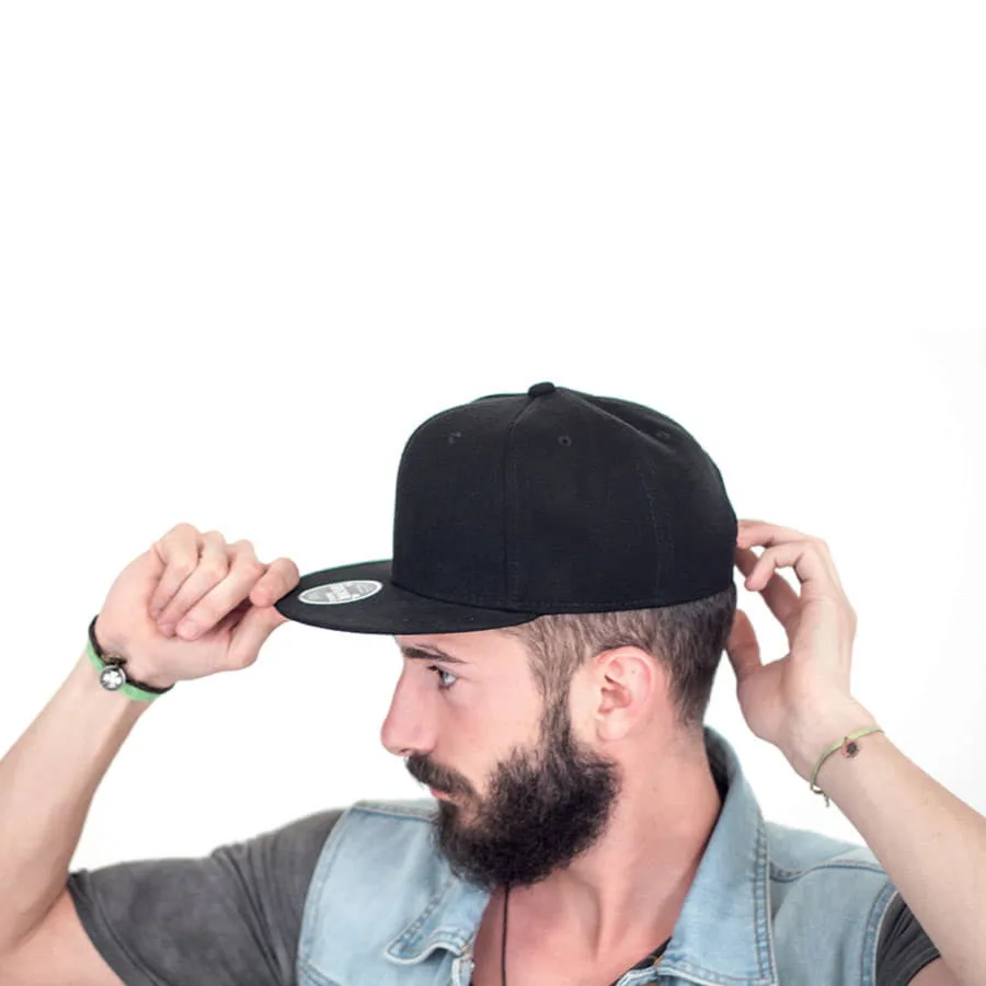 Бейсболка SNAP BACK, 6 клиньев, пластиковая застежка, белый