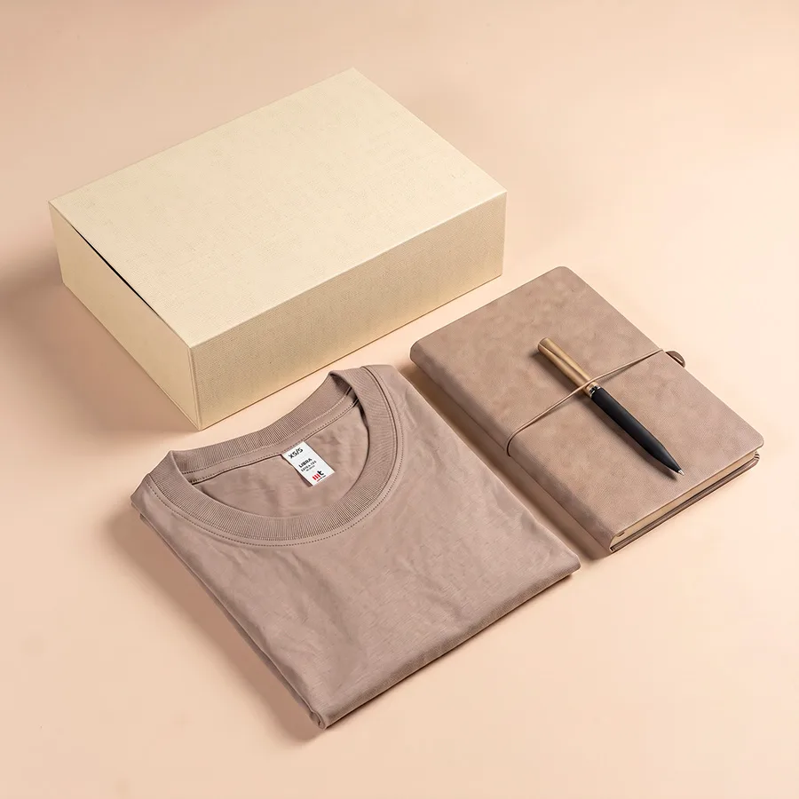 Набор подарочный Welcome Box: футболка LIBRA размер M/L, ежедневник, ручка в коробке, зеленый