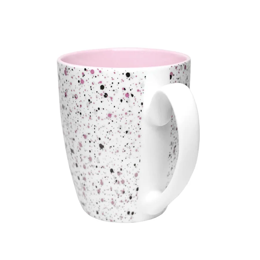 Кружка TERRAZZO, белый, розовый