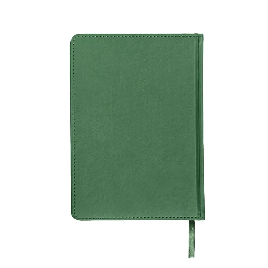 Ежедневник недатированный Campbell, формат А5,  в линейку, зеленый