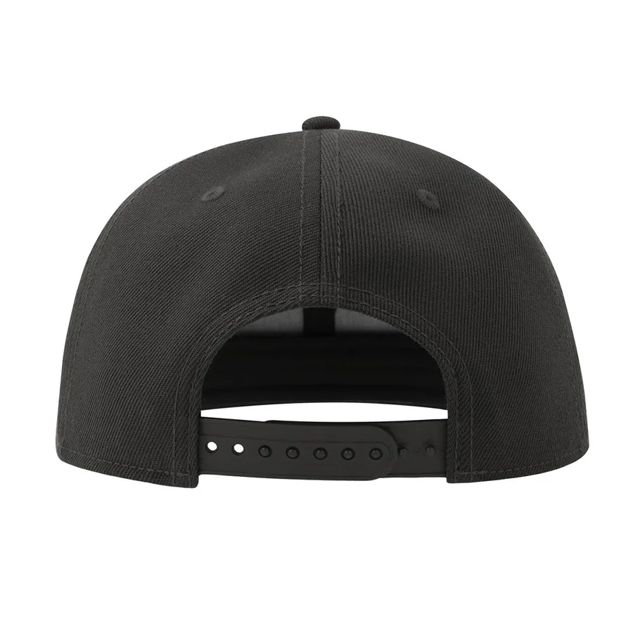 Бейсболка SNAP BACK-S, 6 клиньев, пластиковая застежка, черный