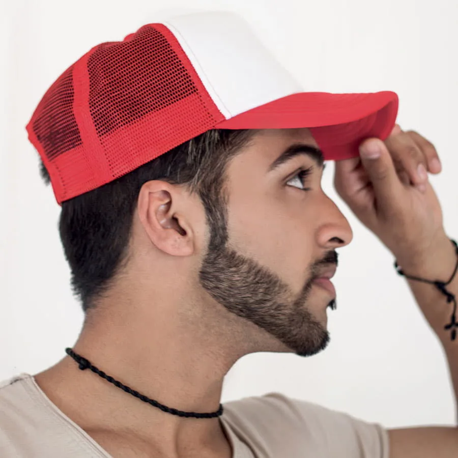 Бейсболка RAPPER, 5 клиньев, пластиковая застежка, неоновый желтый