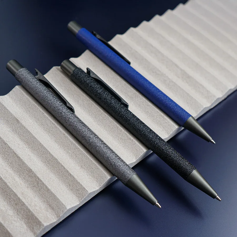 Ручка шариковая FACTOR FOLIO, серый, серебристый