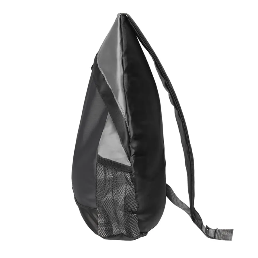 Рюкзак Pick, белый/серый/чёрный, 41 x 32 см, 100% полиэстер 210D, черный
