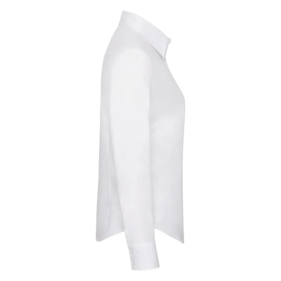 Рубашка женская LONG SLEEVE OXFORD SHIRT LADY-FIT 130, белый