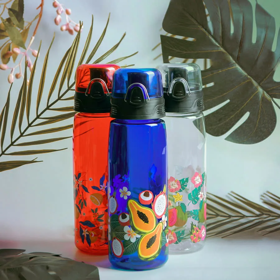 Бутылка для воды FLASK, 800 мл, прозрачный
