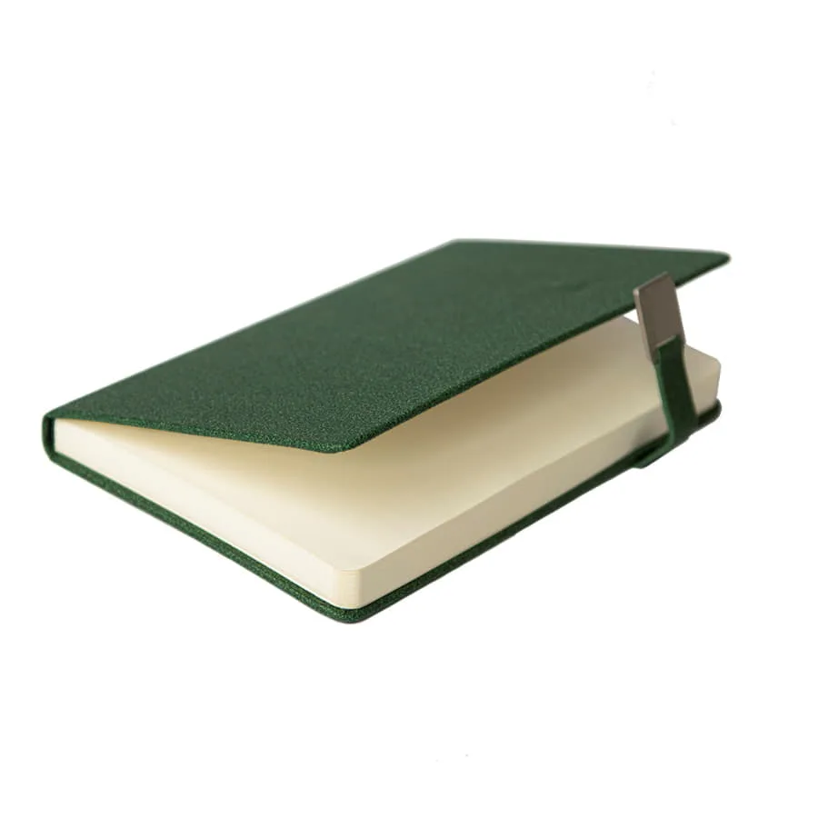 Ежедневник недатированный Linnie, формат А5, в линейку, зеленый