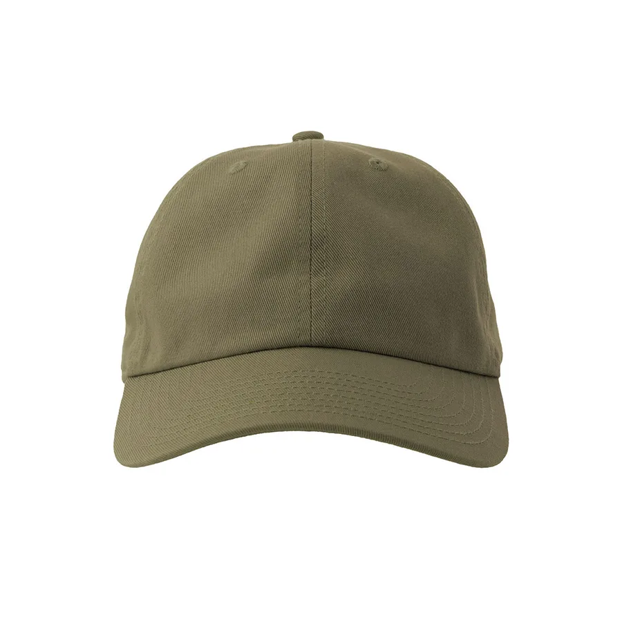 Бейсболка DAD HAT-S, 6 клиньев, металлическая застежка, оливковый