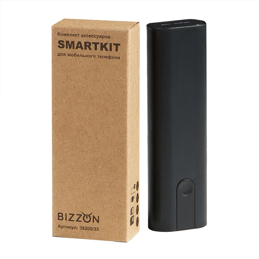 Комплект аксессуаров SMARTKIT для мобильного телефона, пластик, черный, черный