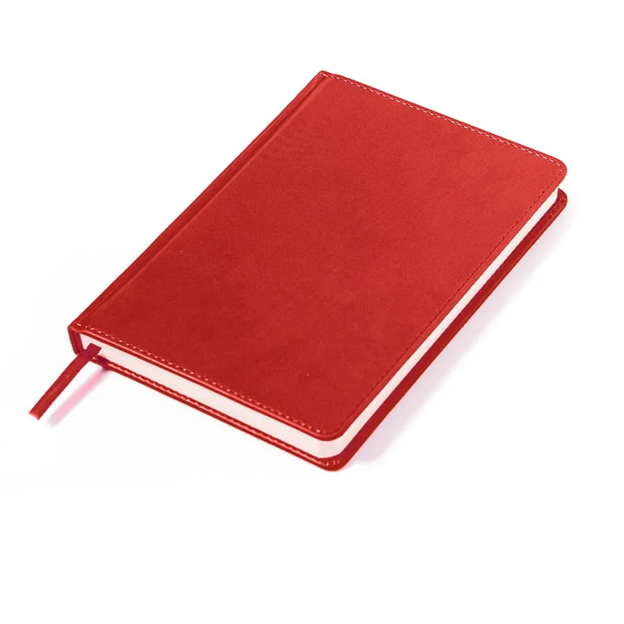 Ежедневник недатированный Campbell, формат А5,  в линейку, красный