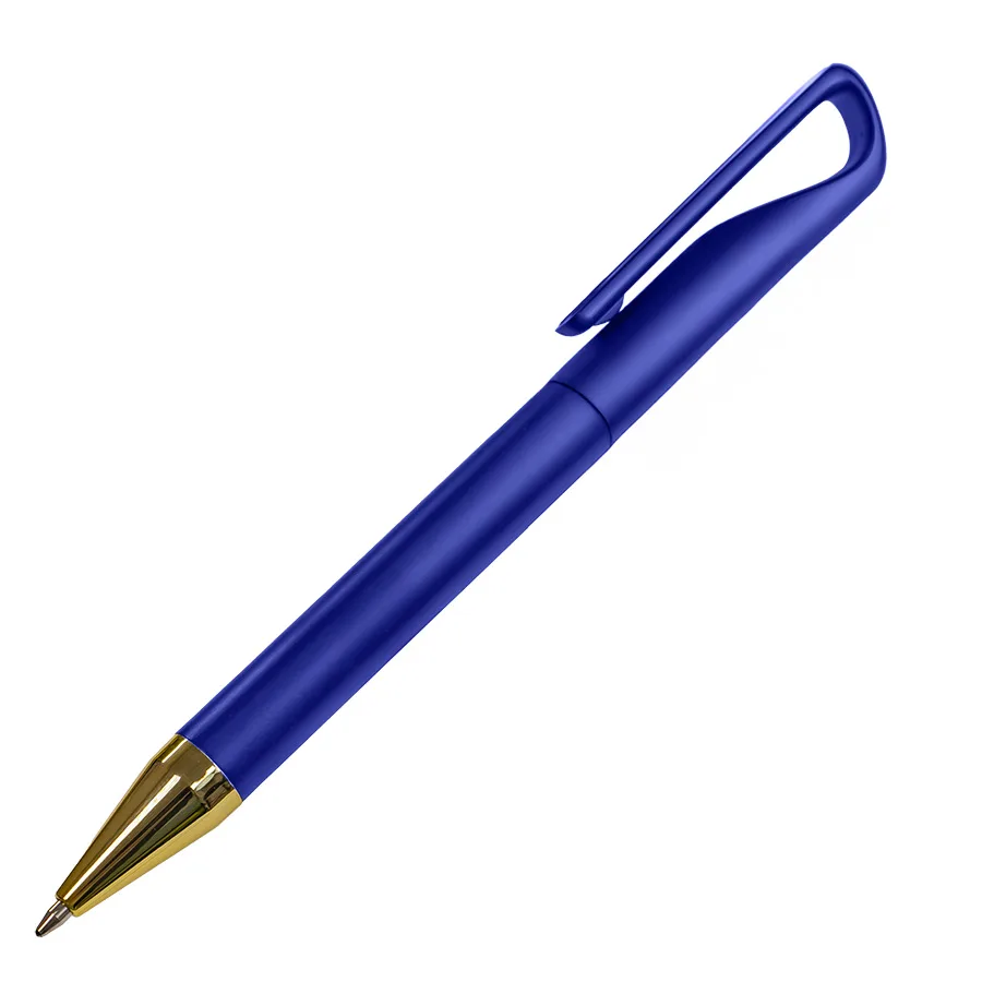 Ручка шариковая GLOSSY GOLD, сизый, золотистый