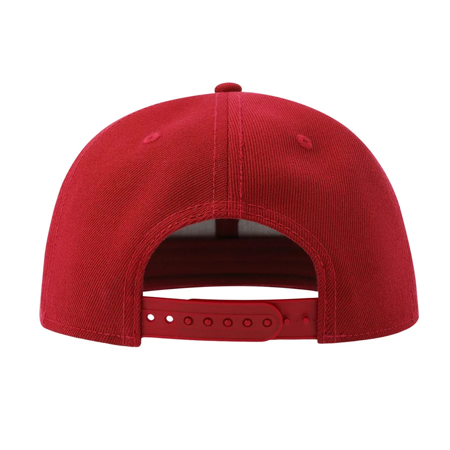 Бейсболка SNAP BACK-S, 6 клиньев, пластиковая застежка, красный