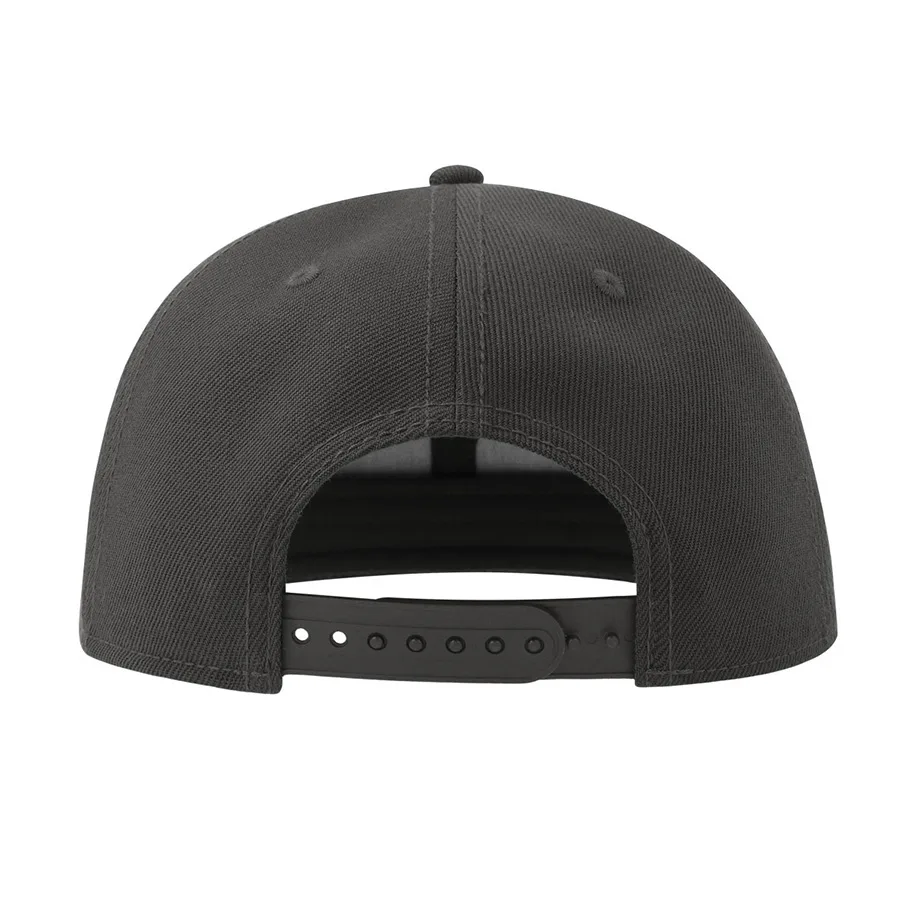 Бейсболка SNAP BACK-S, 6 клиньев, пластиковая застежка, темно-серый