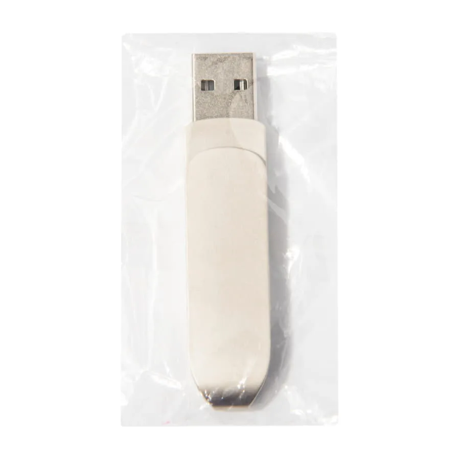 USB flash-карта CIRCLE OTG Type-C (8Гб), серебристая, 6,5х1,5х0,82 см, металл, серебристый