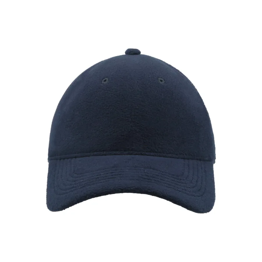 Бейсболка UNI-CAP POLARFLEECE, без панелей и швов, без застежки, темно-синий