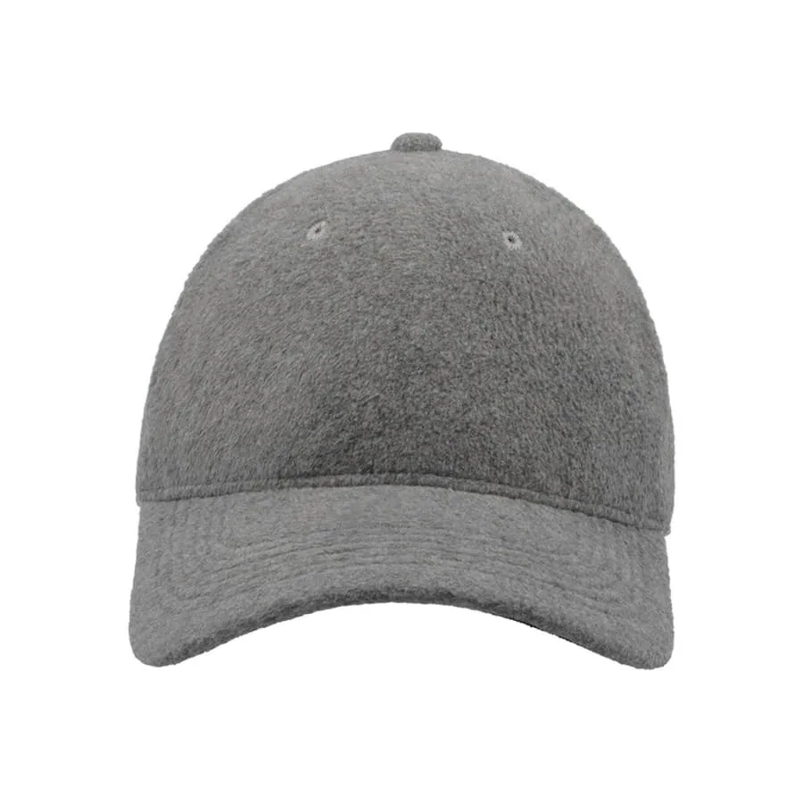 Бейсболка UNI-CAP POLARFLEECE, без панелей и швов, без застежки, серый