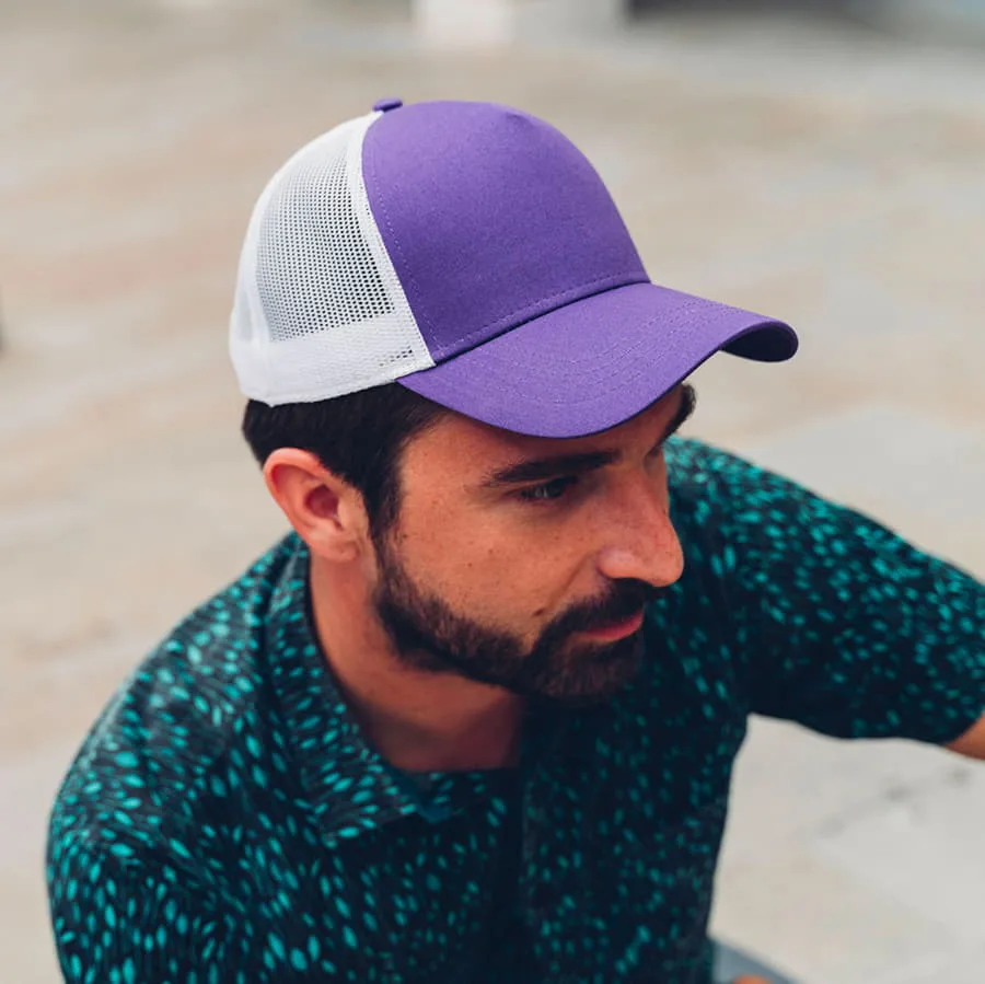 Бейсболка RAPPER COTTON, 5 клиньев, пластиковая застежка, темно-синий