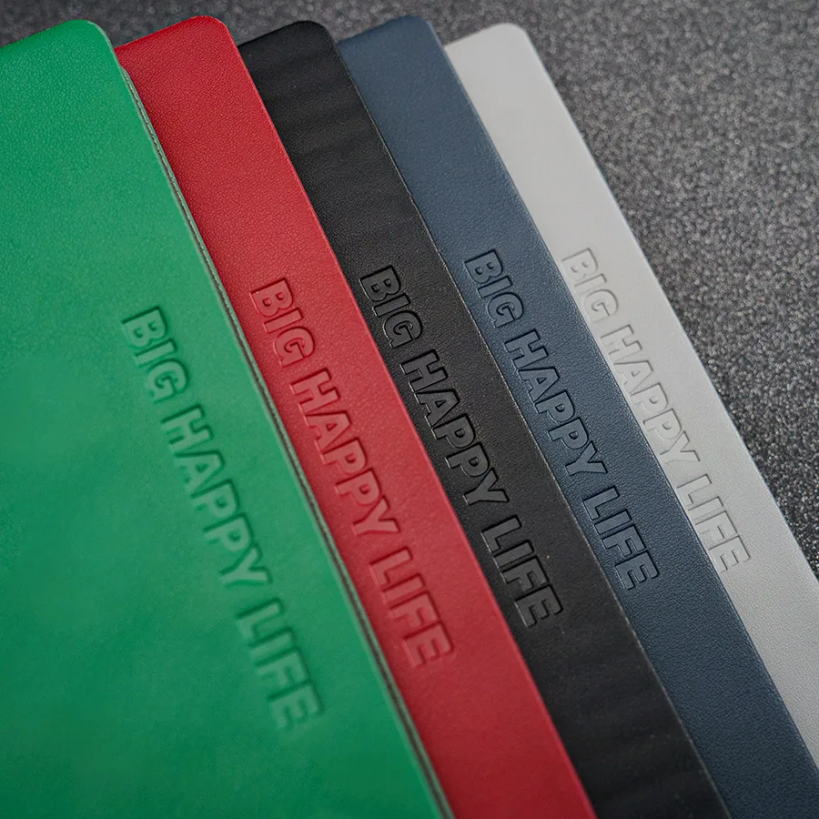 Ежедневник недатированный MAVE, бордовый, А5, блок в линейку, синий, серый