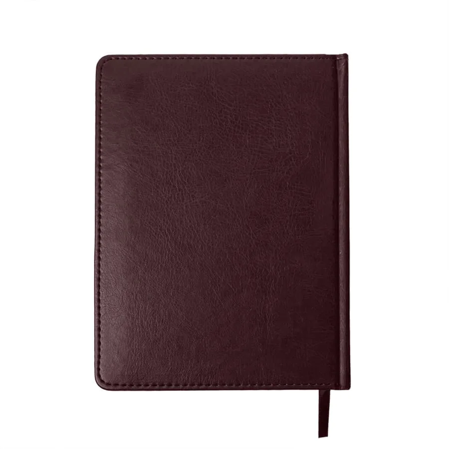 Ежедневник недатированный Joy, формат А5, в линейку, бордовый