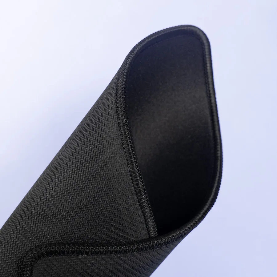 Коврик для мыши GLIDE S, 26*21*0,3см, прошитый край, белый, черный