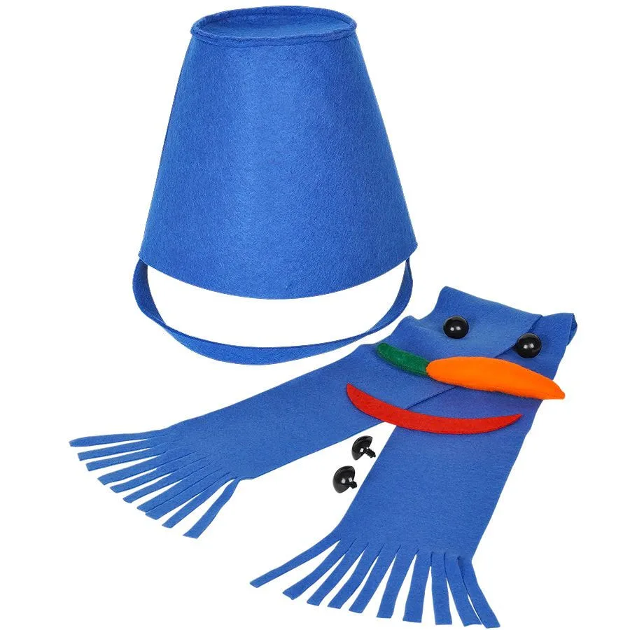 синий