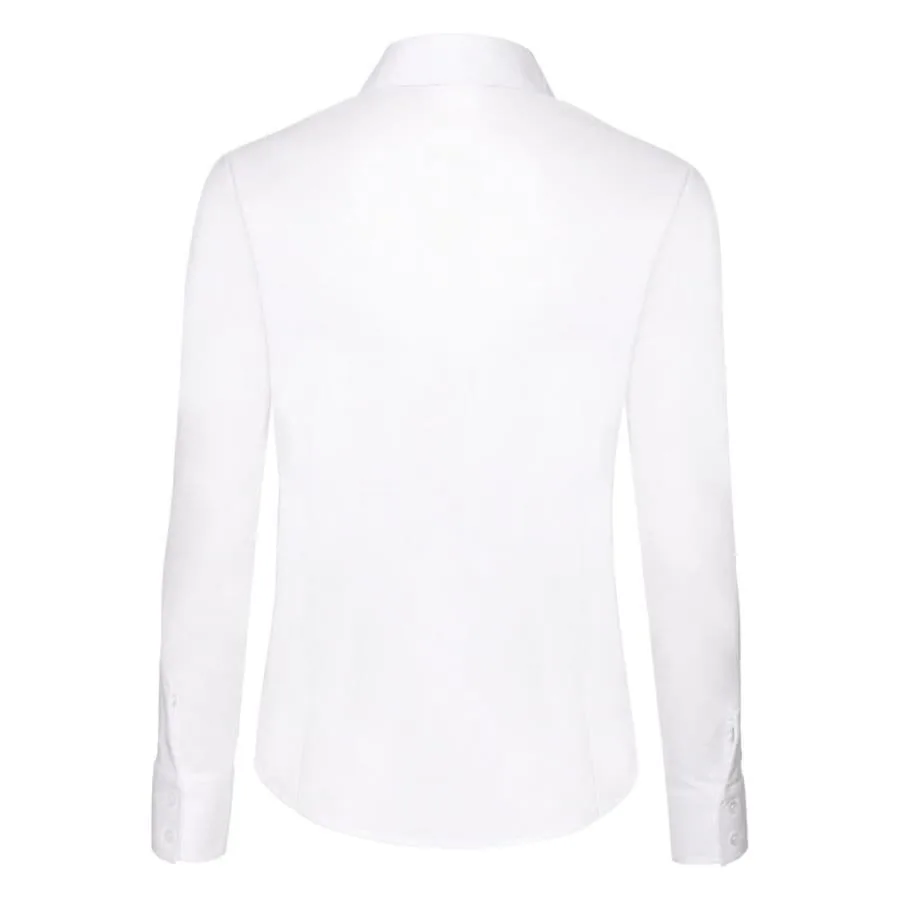 Рубашка женская LONG SLEEVE OXFORD SHIRT LADY-FIT 130, белый