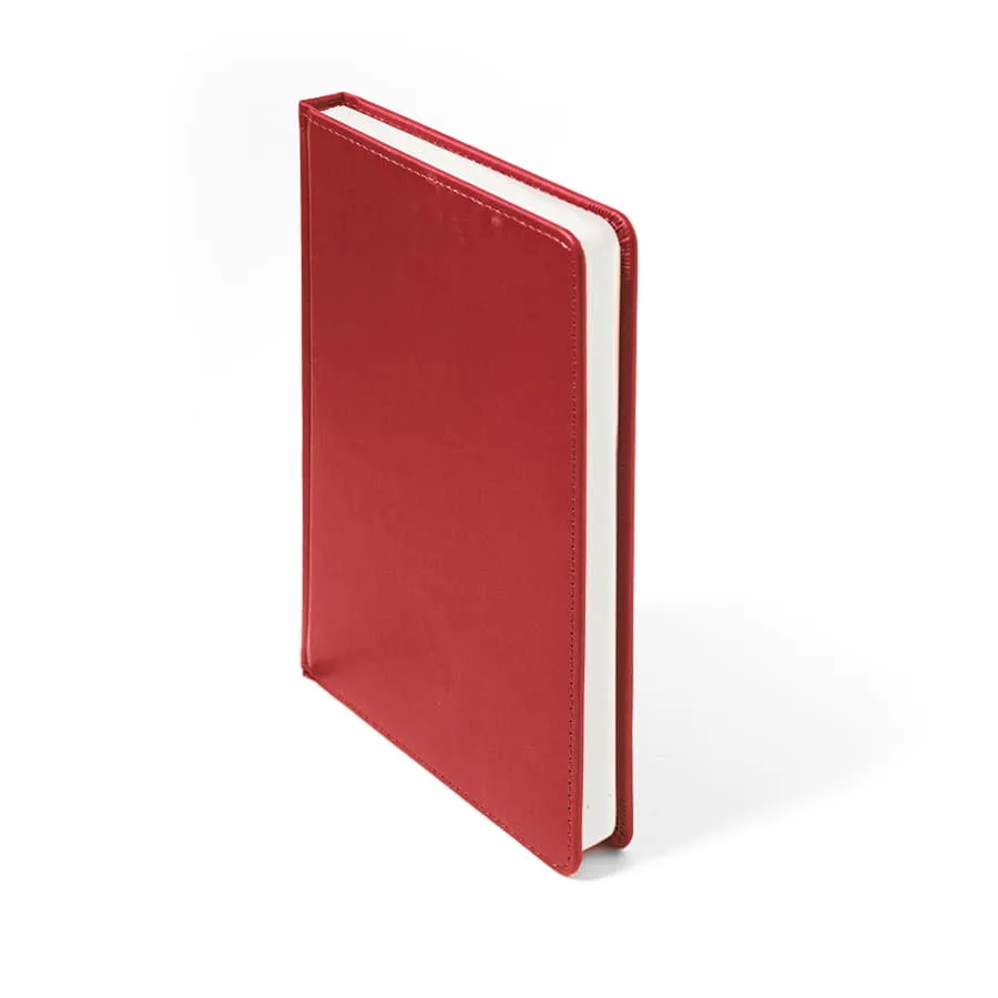 Ежедневник недатированный Campbell, формат А5,  в линейку, красный