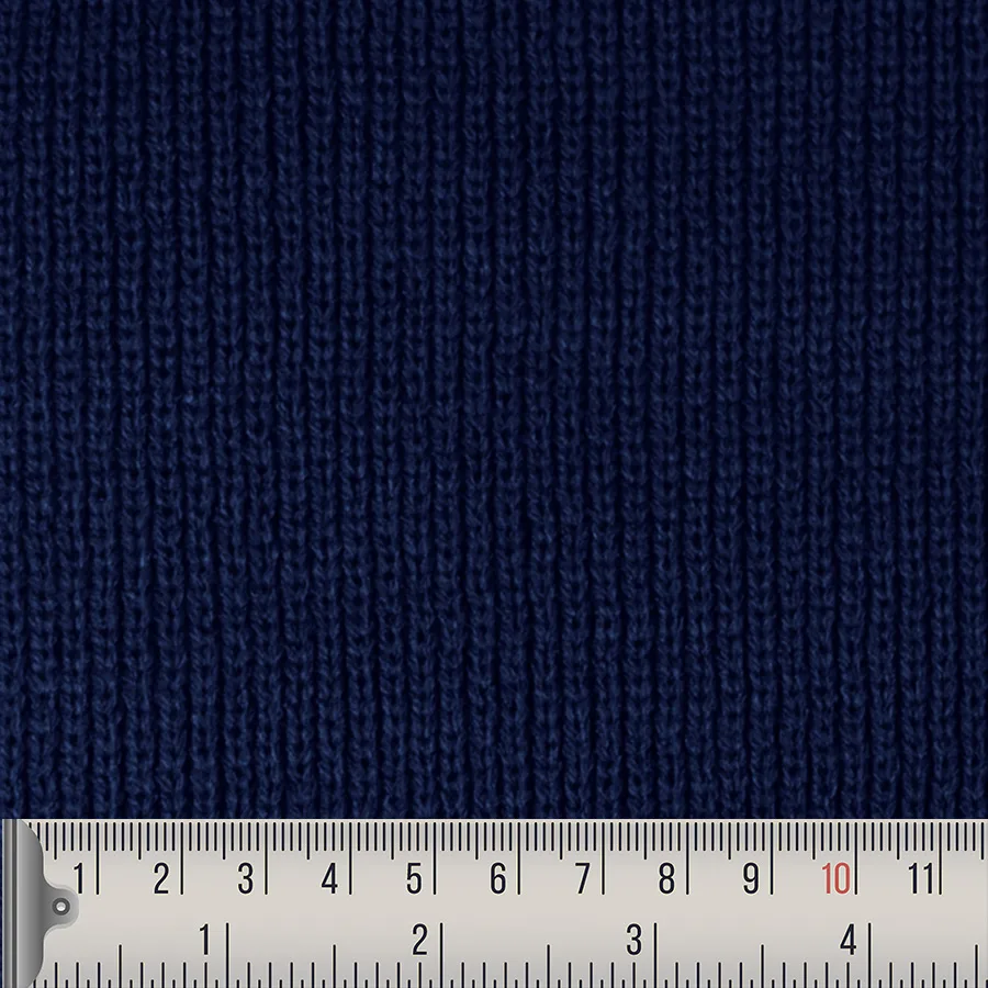 Плед  "Belt"; белый; 130 х 180 см; 100% акрил, с поясом, темно-синий