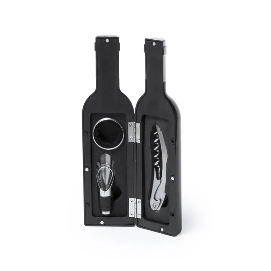 Набор для вина WINESTYLE (3 предмета), черный